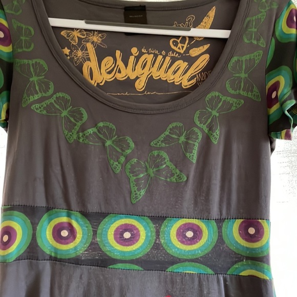Desigual Ladies Cotton Unique Design- Med - Picture 3 of 6